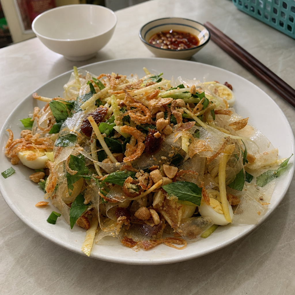 Green Mango Rice Paper Salad