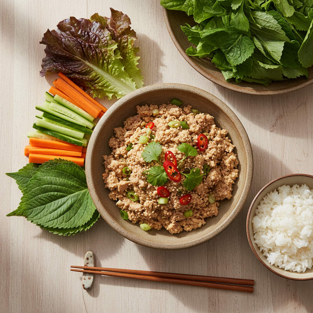 超簡単！5分で完成するツナ豆腐サムジャン
